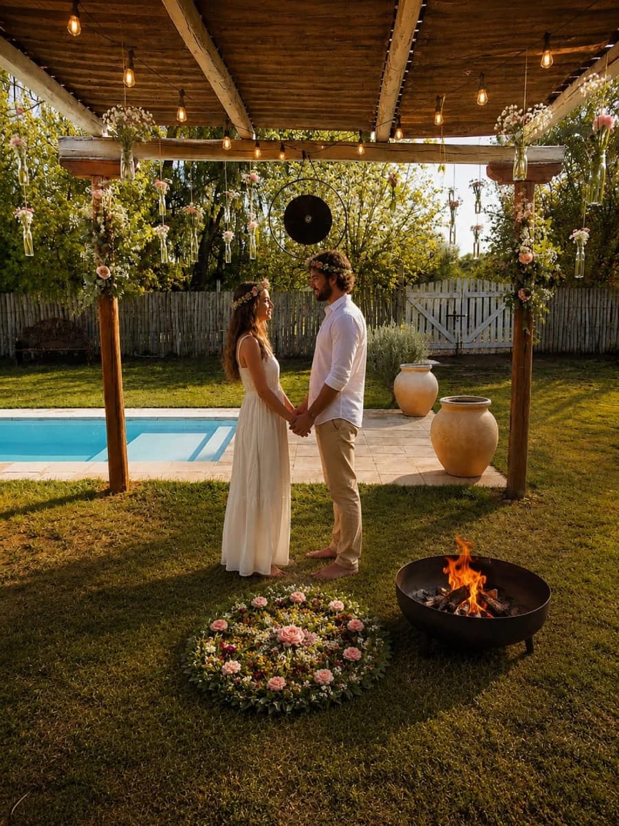 Ceremonia en Casa Corazón de Viento